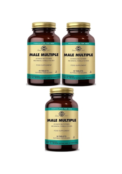 Solgar Male Multiple Multivitamin 3 x 60 Tablet