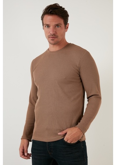 Buratti Erkek Sweat 5905073 Safari Kahverengi