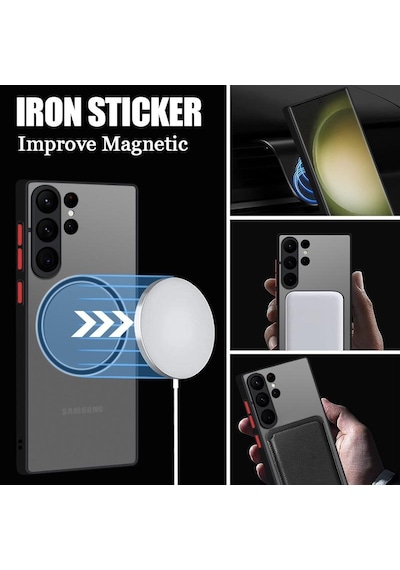 Galaxy S22 Ultra Kılıf Magsafe Özellikli Kamera Korumalı Soft