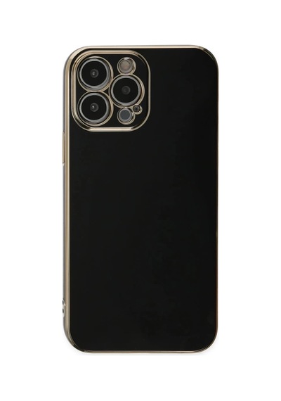 Bşkvirgo İphone 14 Pro Uyumlu Kılıf Volet Silikon - Siyah Bsk2026