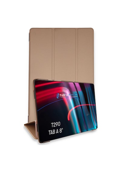 Newface Samsung Galaxy Uyumlu T290 Tab A 8 Kılıf Tablet Smart Kılıf - Semeglbl - 43 Rose Gold