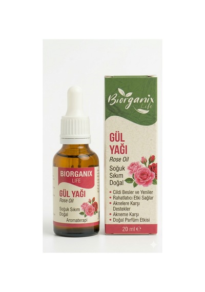 %100 Saf Gül Yağı 20 Ml - Yaşlanma Karşıtı & Işıltı Veren Yüz Bakım Yağı 91060022