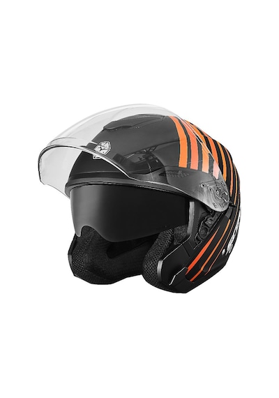 Of669 Track Motosiklet Kaskı Güneş Vizörlü Yarım Açık Motorcu Kask Çok Renkli