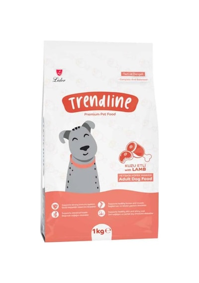 Trendline Kuzu Etli Köpek Maması 1 Kg