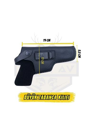 İtimatav Büyük Boy Taktikal Siyah Profesyonel Outdoor Bel Taşıma Kılıfı