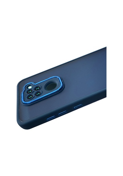 Xiaomi Redmi Note 9 Kılıf Freya Lazer Lens Kamera Çerçeveli Silikon Kapak