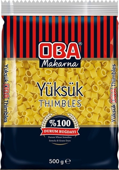 Oba Makarna Yüksük Makarna 500 G