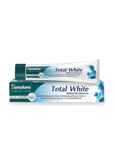 Himalaya Total White Bitkisel Beyazlatıcı Diş Macunu 100 ML