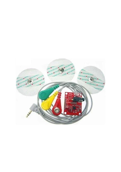 AD8232 Kalp Atışı EKG İzleme Sensörü Modülü Seti