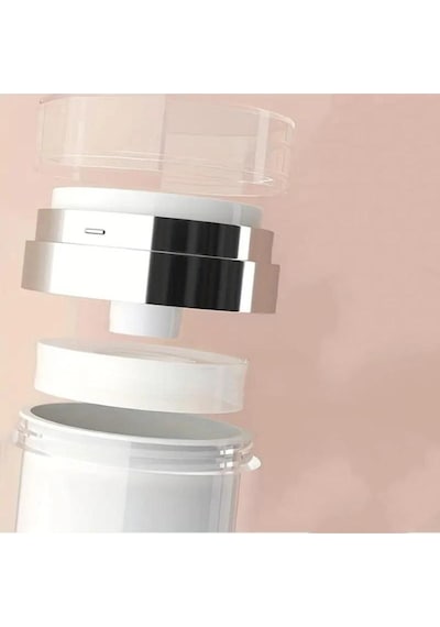 Hava Almayan Basınçlı Hava Geçirmeyen Krem Losyon Kavanozu 50 Ml Şeffaf 6 X 6 X 8 Tekli Krem Kavanoz