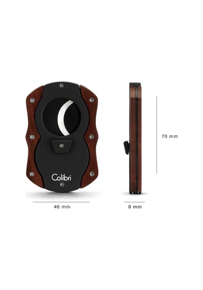 Colibri Wood S-cut Dark Burl - Siyah Puro Makası Kesici