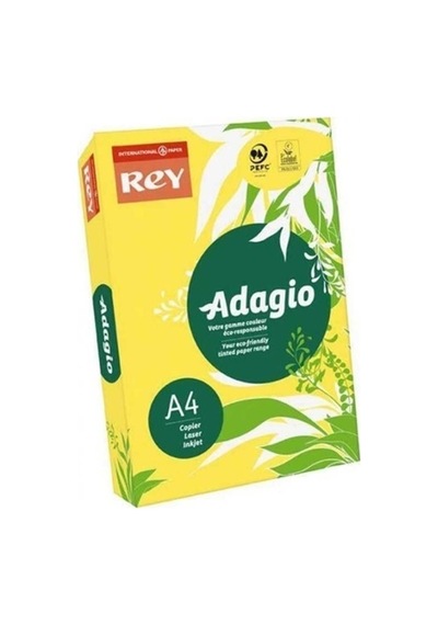 Renkli Fotokopi Kağıdı Renkli Kağıt A4 80 Gr Limon Sarı - 30 Adet