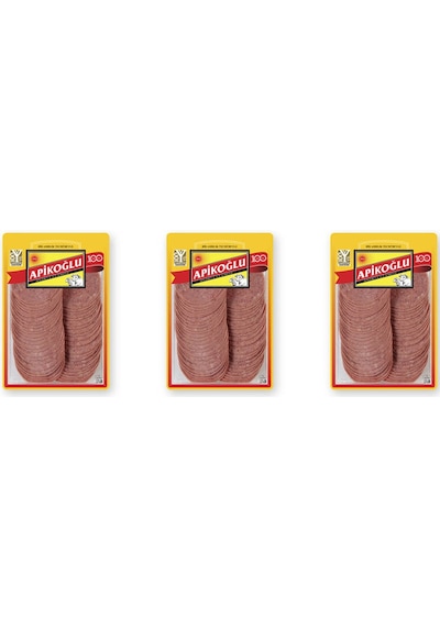 Dilimli Dana Macar Salam 250 Gr. Üçlü Paket Toplam 750 Gr.