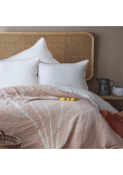 Apricitas Home Muslin Çift Kişilik Yatak Örtülü Nevresim Takımı June Bej