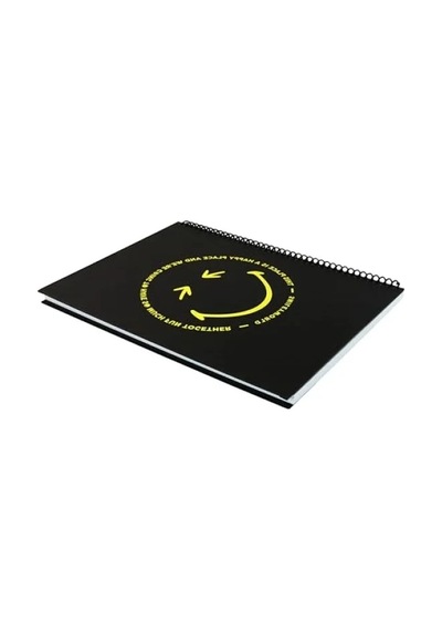 18,5x25,5 Cm, 100 Yaprak Çizgili Defter, Sert Kapak Açık Gri