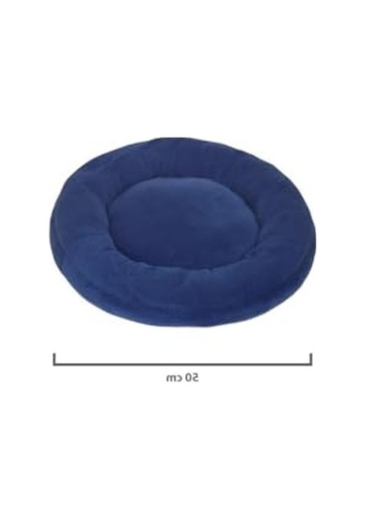 50 Cm Çapında Polar Kedi Ve Köpek Simit Yatağı