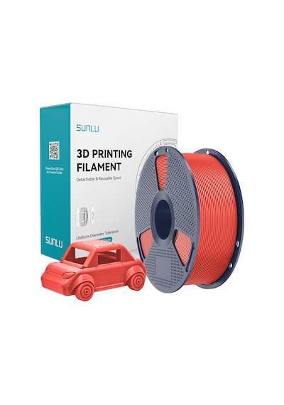Sunlu Kiraz Kırmızısı Petg Filament - 1.75mm - 1 Kg