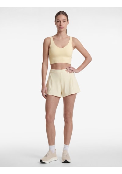 Koton Kolsuz V Yaka Slim Fit Sporcu Sütyeni Sarı 6sak30194nk