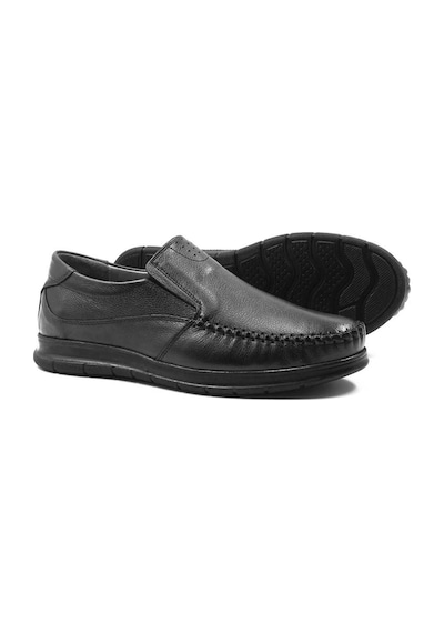 Fast Step Hakiki Deri Erkek Casual Ayakkabı 161ma125 Siyah