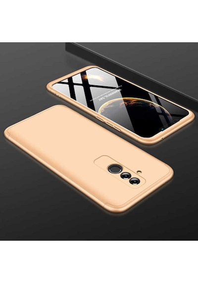 Huawei Mate 20 Lite Kılıf Zore Ays Kapak Gold