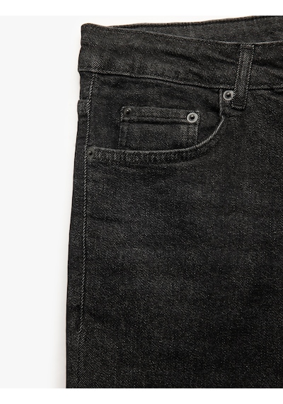 Koton Pamuklu Normal Bel Slim Fit Jean Pantolon - Brad Jean Siyah 6wam40100nd Siyah Koton Pamuklu Normal Bel Slim Fit Jean Pantolon - Brad Jean Siyah 6wam40100nd Siyah