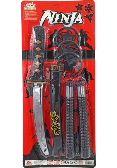 Oyuncak Ninja Samuray Kılıcı Ve Mınçıkası Samuray Kılıcı