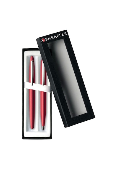 Sheaffer 9403-2 Vfm Dolmakalem Tükenmezkalem Set Mat Kırmızı Çok Renkli