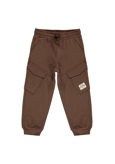 Civil Boys Basic Kargo Cepli 6-9 Yaş Eşofman Altı - Kahverengi Koyu Kahve