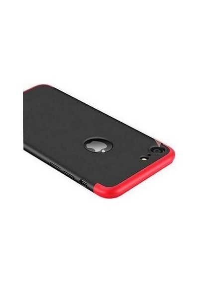 Zore Apple Uyumlu iPhone 8 İle Ays Sert Kılıf Kırmızı Siyah