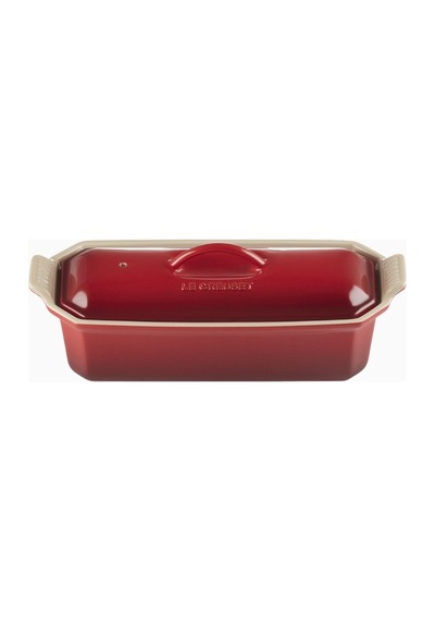 Le Creuset Seramik Pate Kalıbı Fırın Kabı 28 Cm Fırın Tepsisi Kırmızı