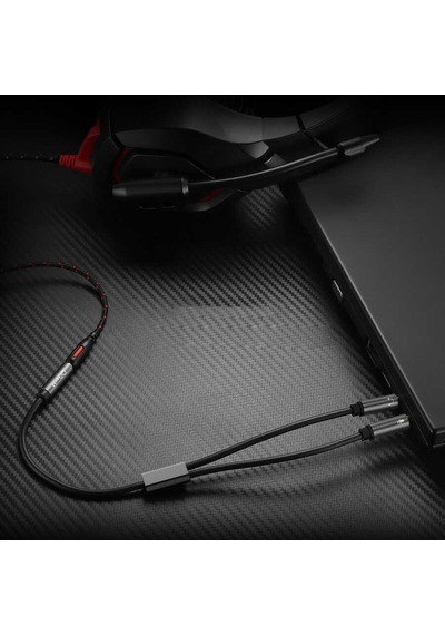 Lexroo Qg-au06 3.5mm Çoğaltıcı Audio Kablo - Siyah