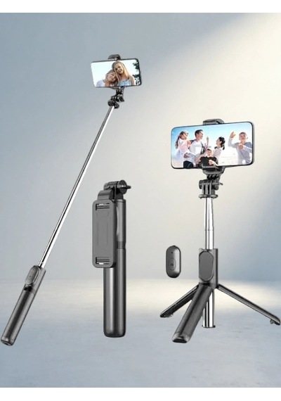 Bluetooth Destekli Uzaktan Kumandalı Selfie Çubuğu 680mm -