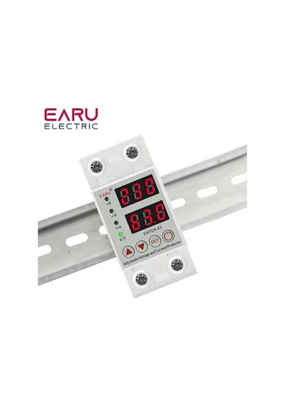 Boatshop1 63a 230v Din Raylı Ayarlanabilir Aşırı Gerilim Düşük Gerilim Ve Aşırı Akım Koruma Rölesi Boatshop1 63a 230v Din Raylı Ayarlanabilir Aşırı Gerilim Düşük Gerilim Ve Aşırı Akım Koruma Rölesi