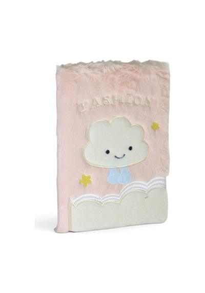 14x20 Cm Peluş Hatıra Günlük Anı Defteri 80 Yaprak Çizgili 22 Çok Renkli
