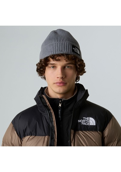 The North Face Tnf Logo Box Cuffed Beanıe Unisex Bere Nf0a8chedyy1 Gri