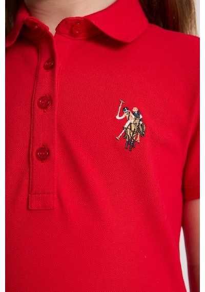 U.S. Polo Assn. U.s. Polo Assn. Kız Çocuk Kırmızı Elbise Örme 50325597-vr171 Basıc Kırmızı