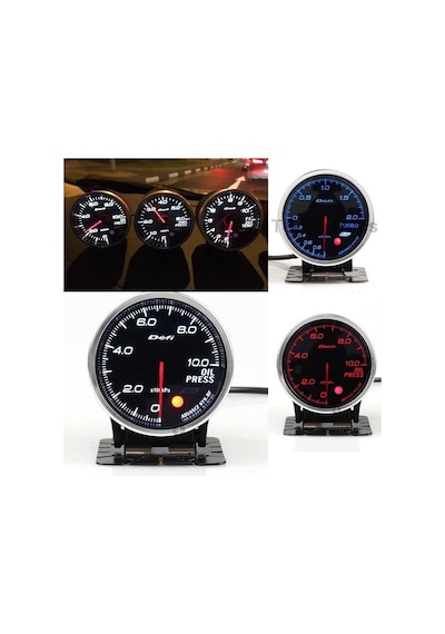 Defi Bf Series Gösterge Saati Turbo.Sıcaklık.Egt.Rpm.Vs Rpm Devir