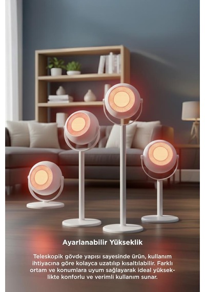 Torima HT-101 800 W Ayaklı Isıtıcı Fan