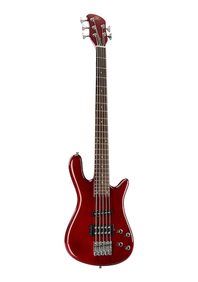 Sx Swb1 5 Telli Bas Gitar Trans Red Wine