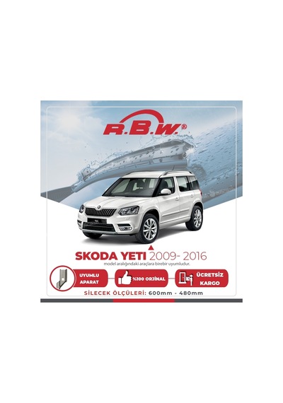 Skoda Yeti Muz Silecek Takımı (2009-2017) RBW