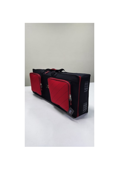 Pa4x, Pa3x Kısa 61 Tuş Keyboard Orglar İçin Uyumlu Taşıma Çantası. Siyah Kırmızı.