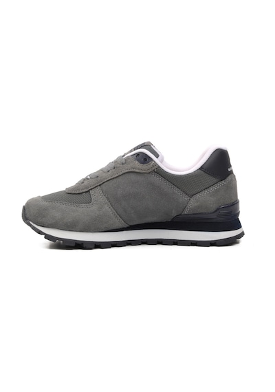 Hammer Jack Gri Suni Deri Unisex Sneaker Peru 102 19250 G Gri