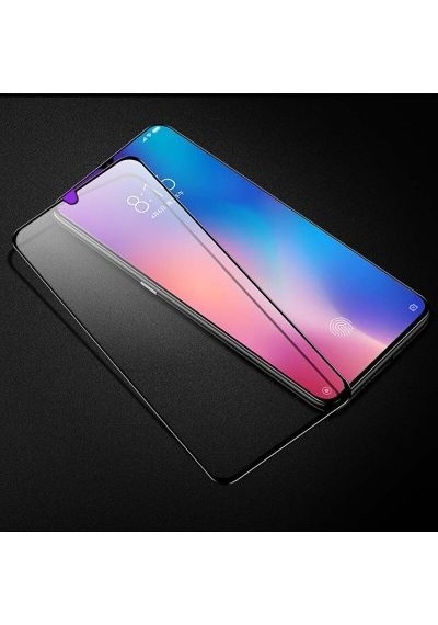 Lexroo Xiaomi Redmi Note 7 Kenarları Kırılmaya Dayanıklı Cam Ekran Koruyucu - Siyah