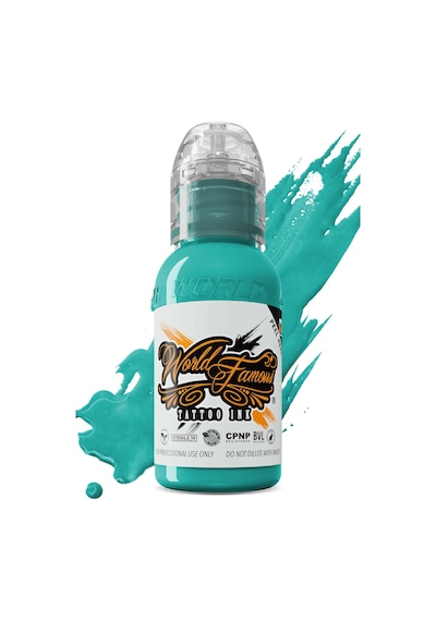 World Famous Bahama Blue Dövme Boyası 30ml Canlı Mavi Profesyonel Tattoo Ink