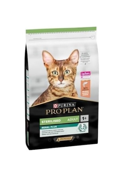 Sterilised Kısırlaştırılmış Kediler İçin Somonlu Kedi Maması, 10 Kg