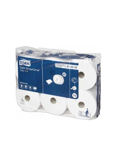 Tork SmartOne İçten Çekmeli Tuvalet Kağıdı 207 M 6 Rulo