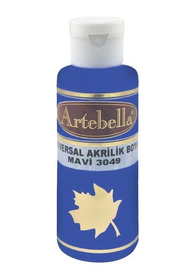 Mavi Akrilik Boya Artebella Mavi Akrilik Boya 3049 Mavi 130 Ml