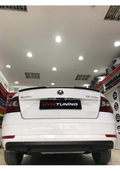 Skoda Octavia Votex Spoiler Piano Black Boyalı Spoyler Abs