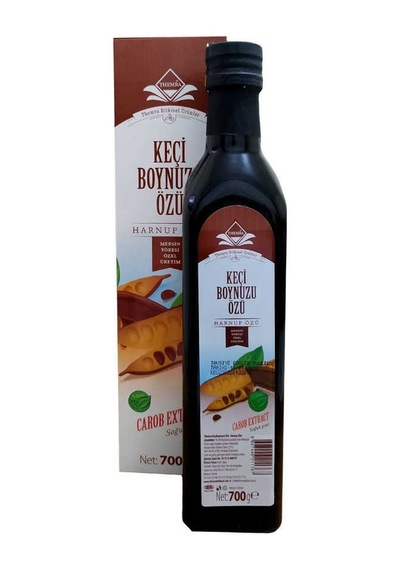 Keçiboynuzu Özü Harnup Özü Cam Şişe 700 Gr