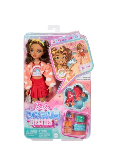 Barbie Dream Besties Paten Partisi Teresa Bebek Ve Aksesuarları